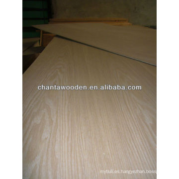 Contrachapado de fantasía de chapa de ceniza de 3.6mm / contrachapado de fantasía sapeli